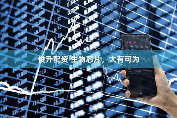 俊升配资 生物芯片，大有可为