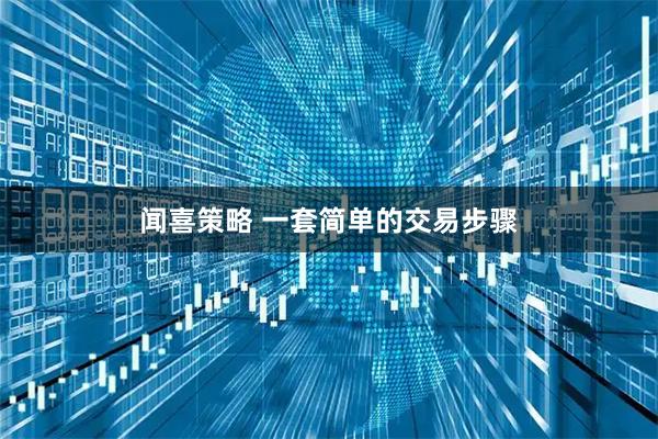 闻喜策略 一套简单的交易步骤